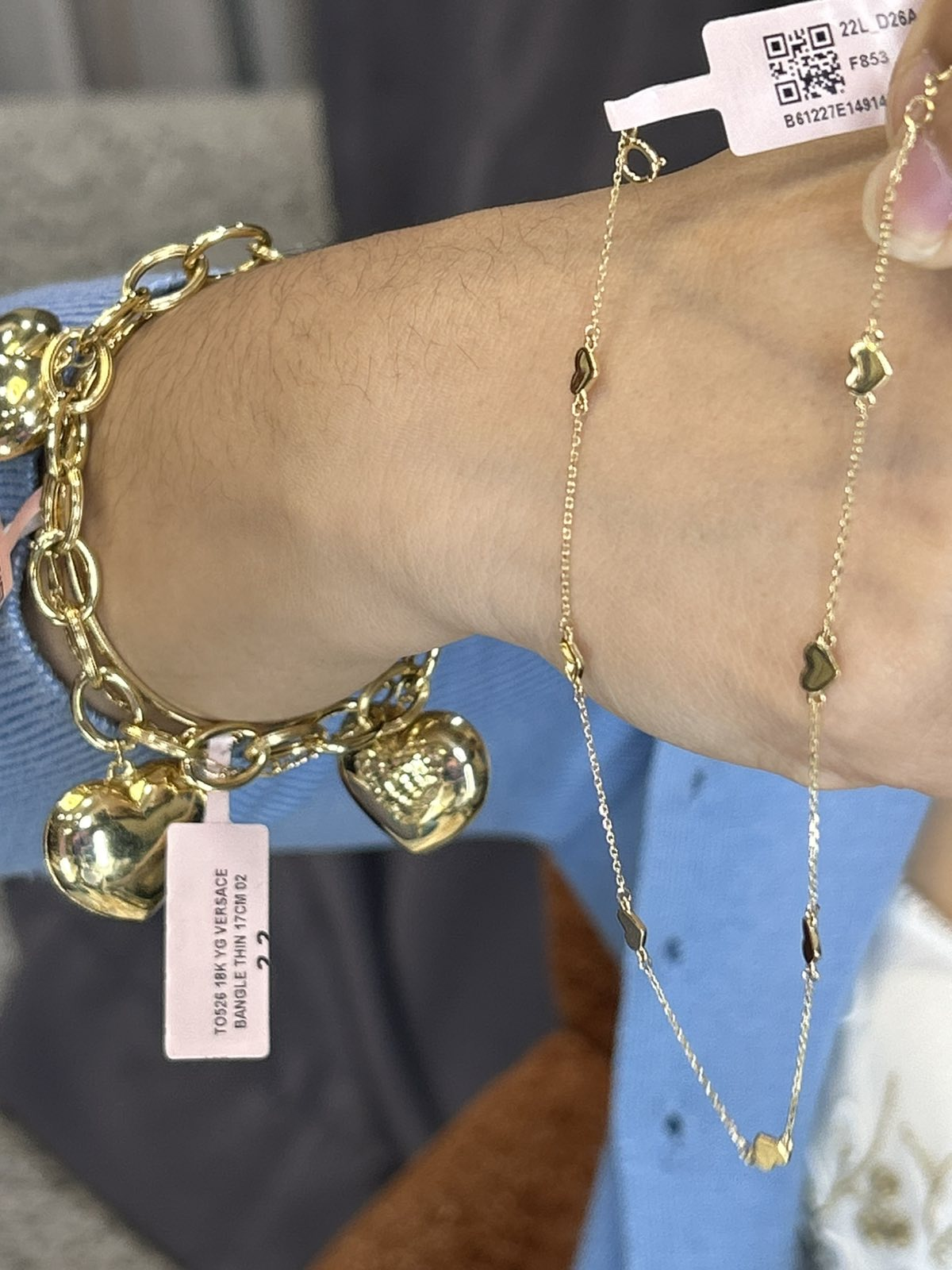 Stationary Heart Anklet