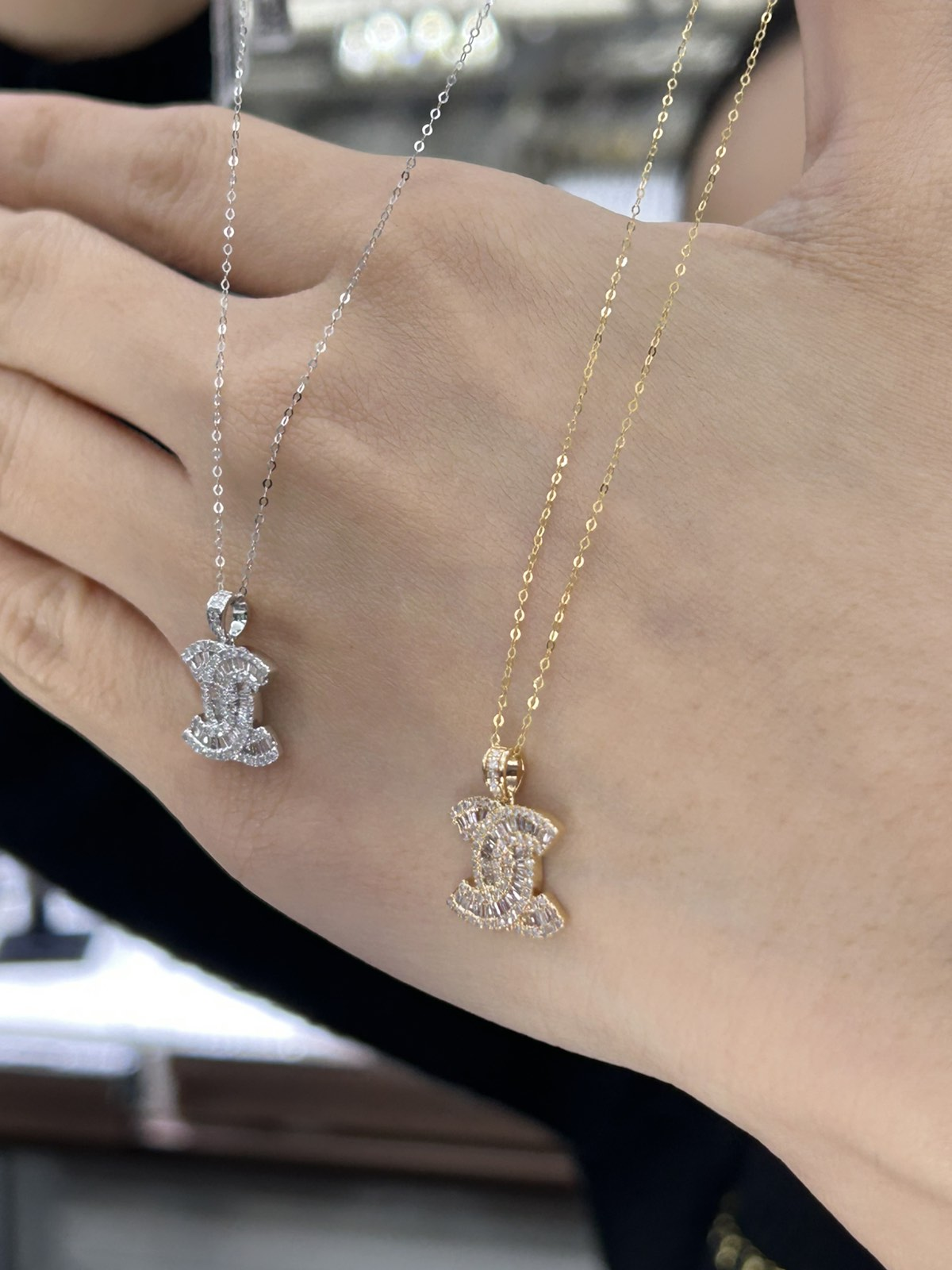Baguette CC Necklace