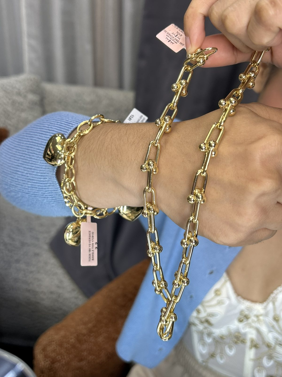 Medium Tiff Hardware Necklace