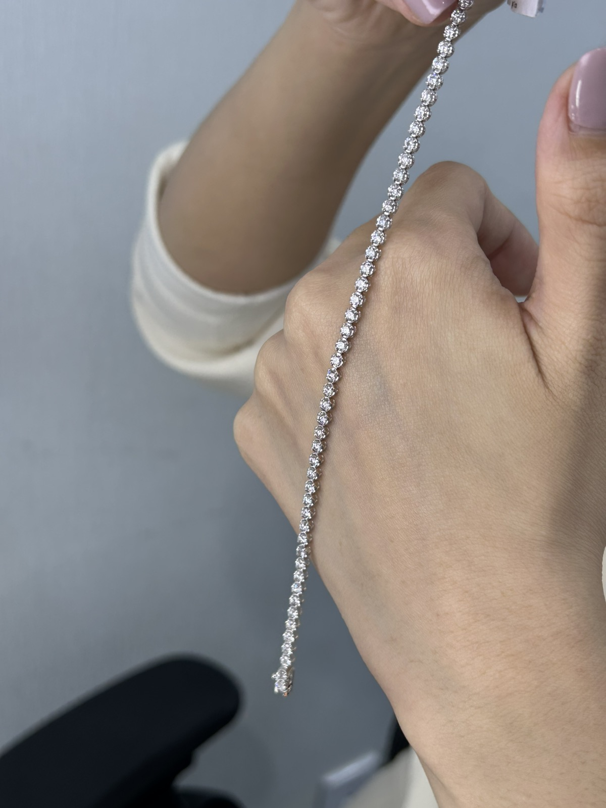 Classic Round Tennis Dia Bracelet