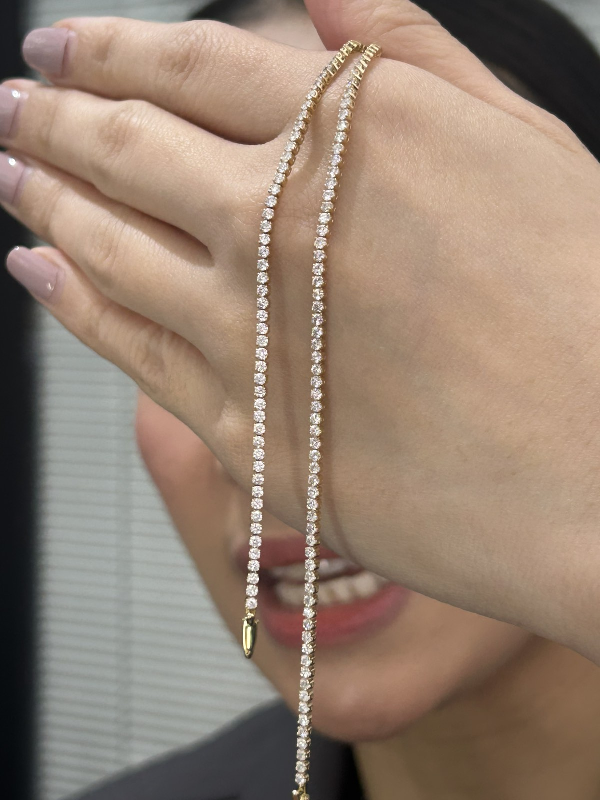 Tennis Box Type Illusion Bracelet
