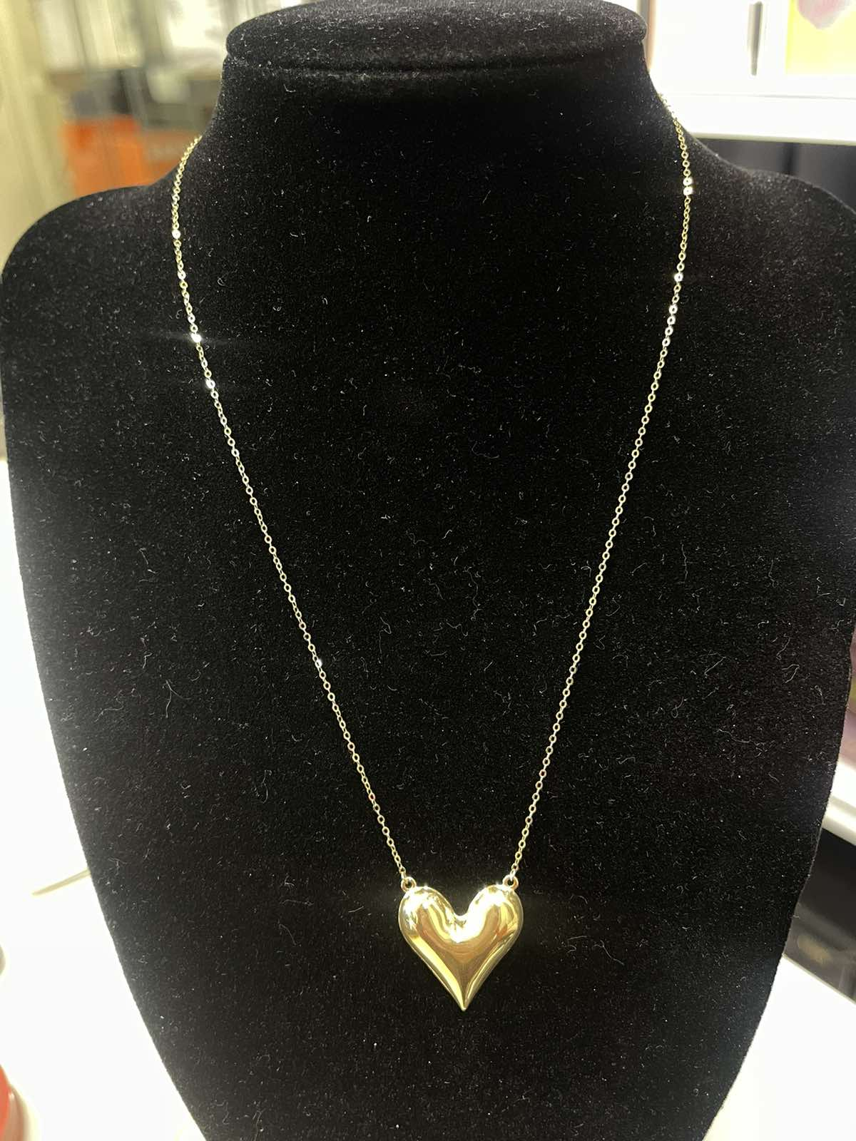 Centered Pointed Heart Necklace