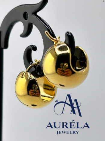 Mini Ball Huggies earrings