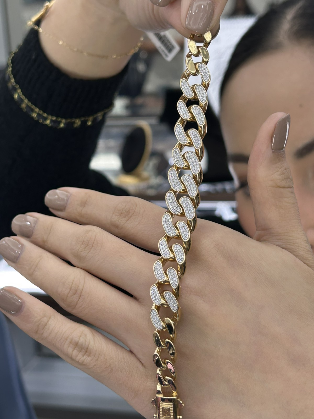 Monacco Dia Bracelet w/ Double Lock