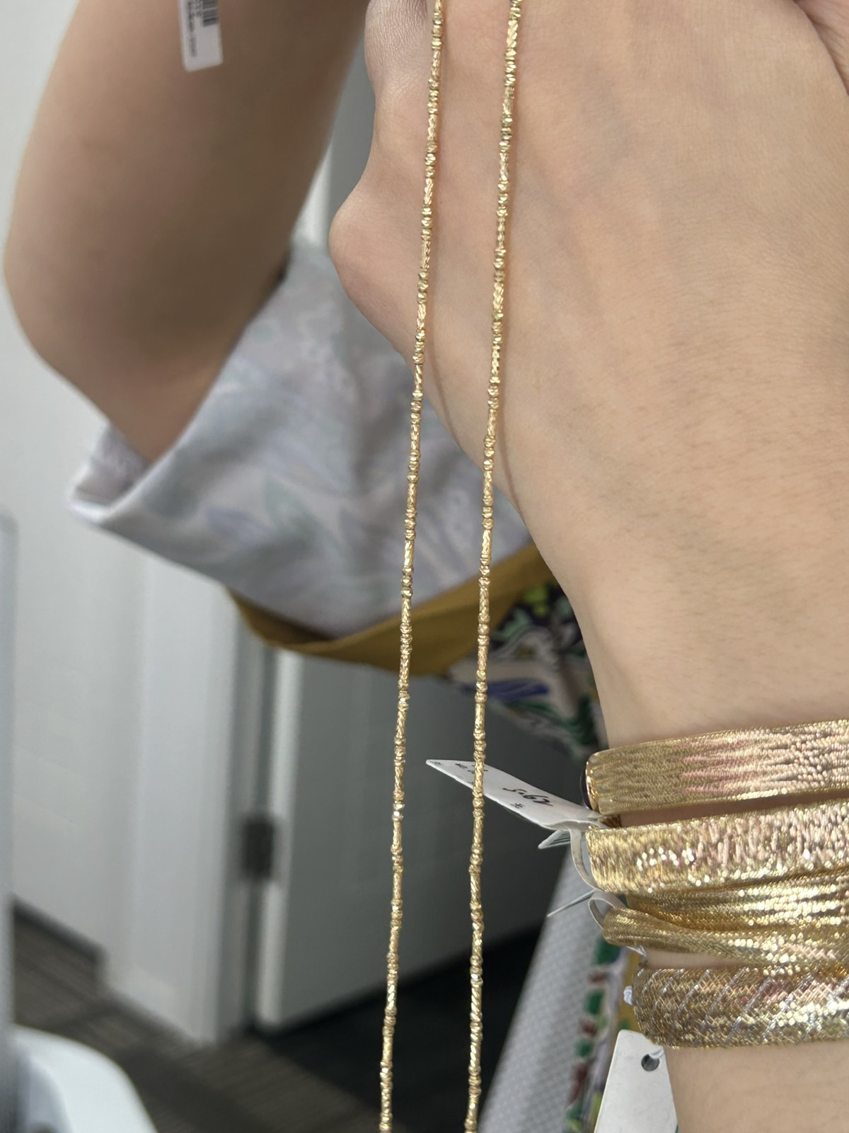Alternating Dia Cut Necklace