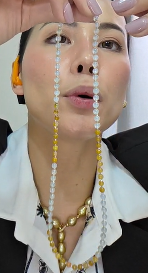Two Tone Burma Jade Necklace