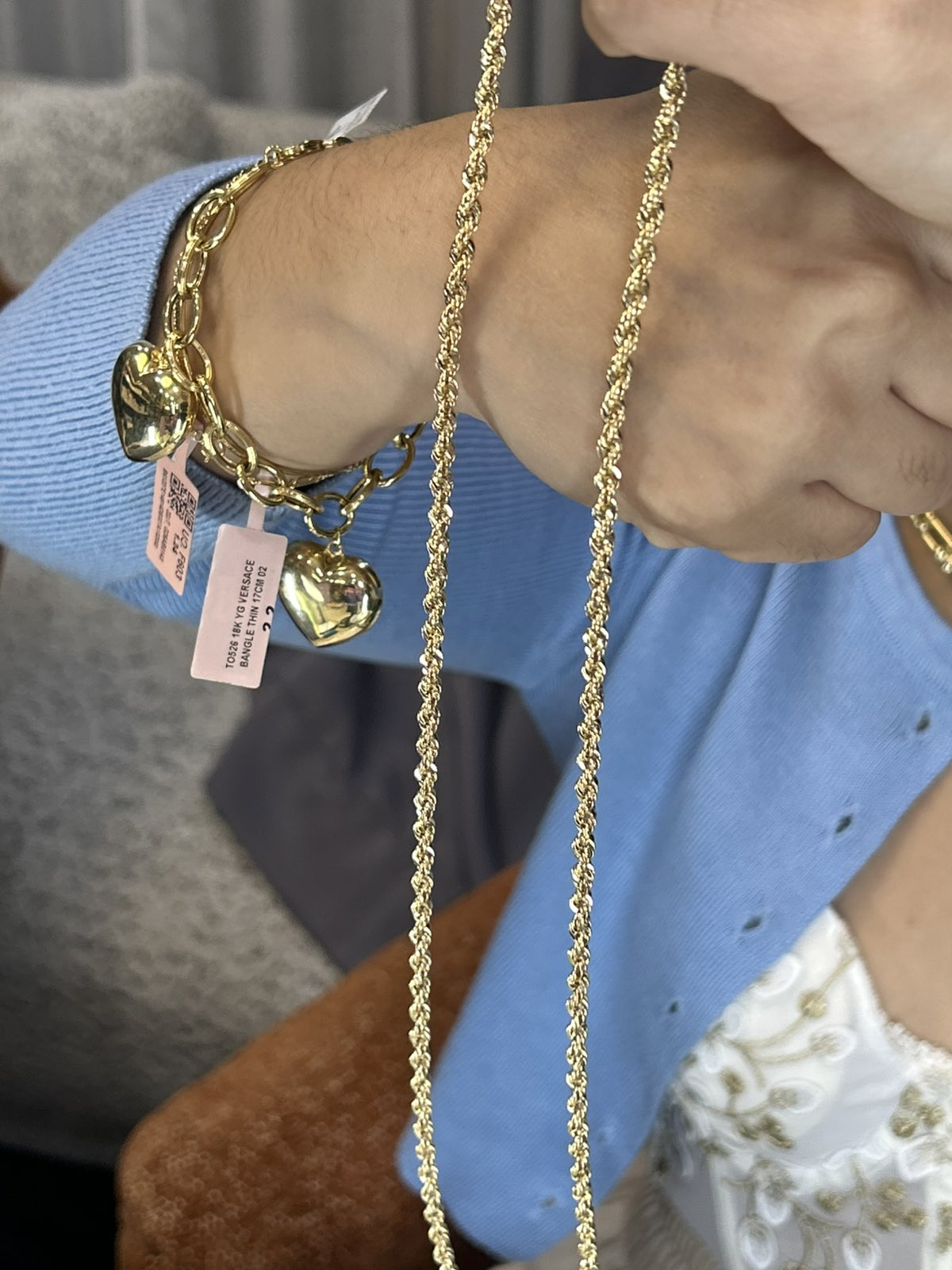 Long Rope Chain Necklace