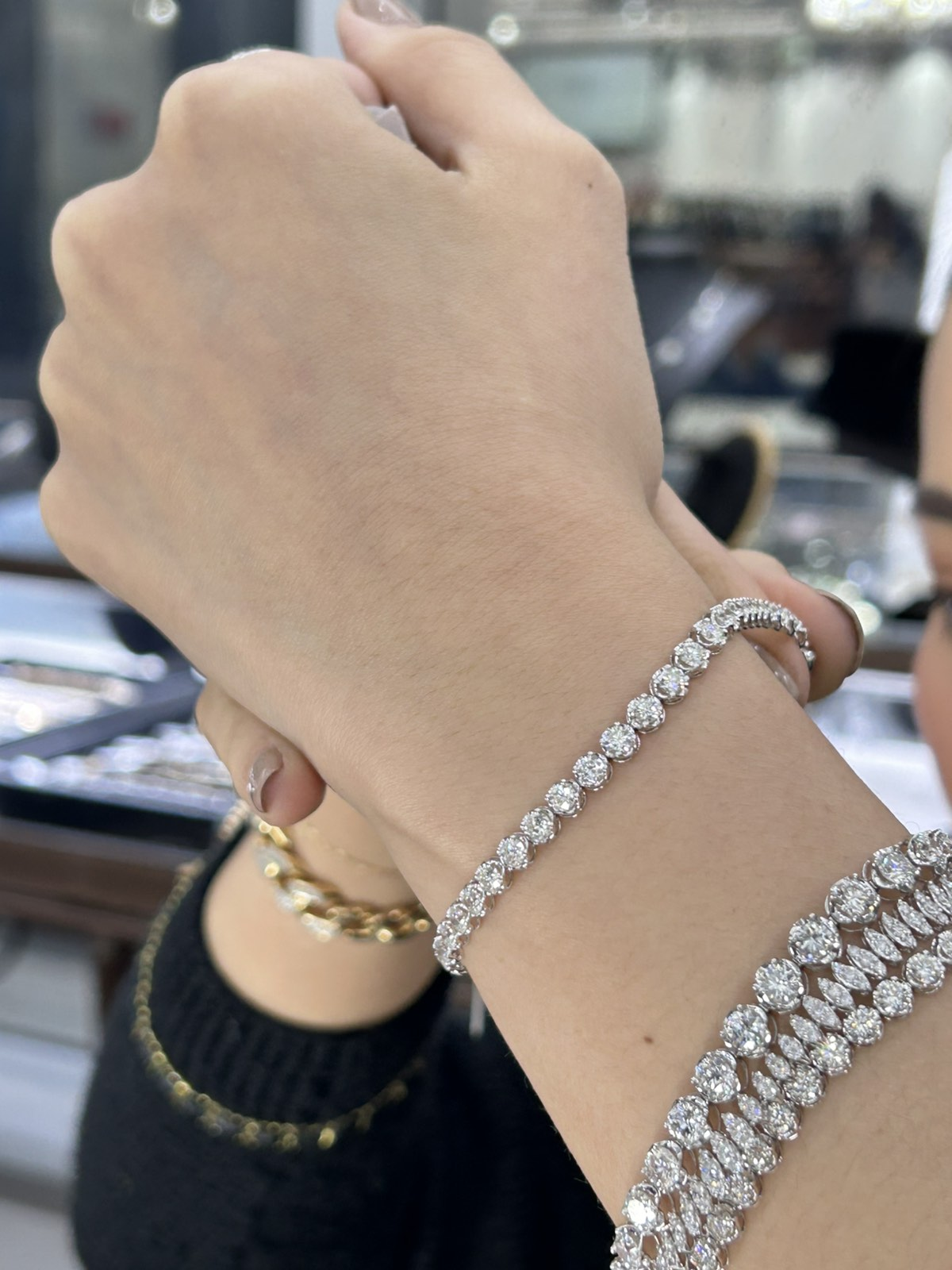 Donut Type Tennis Bracelet