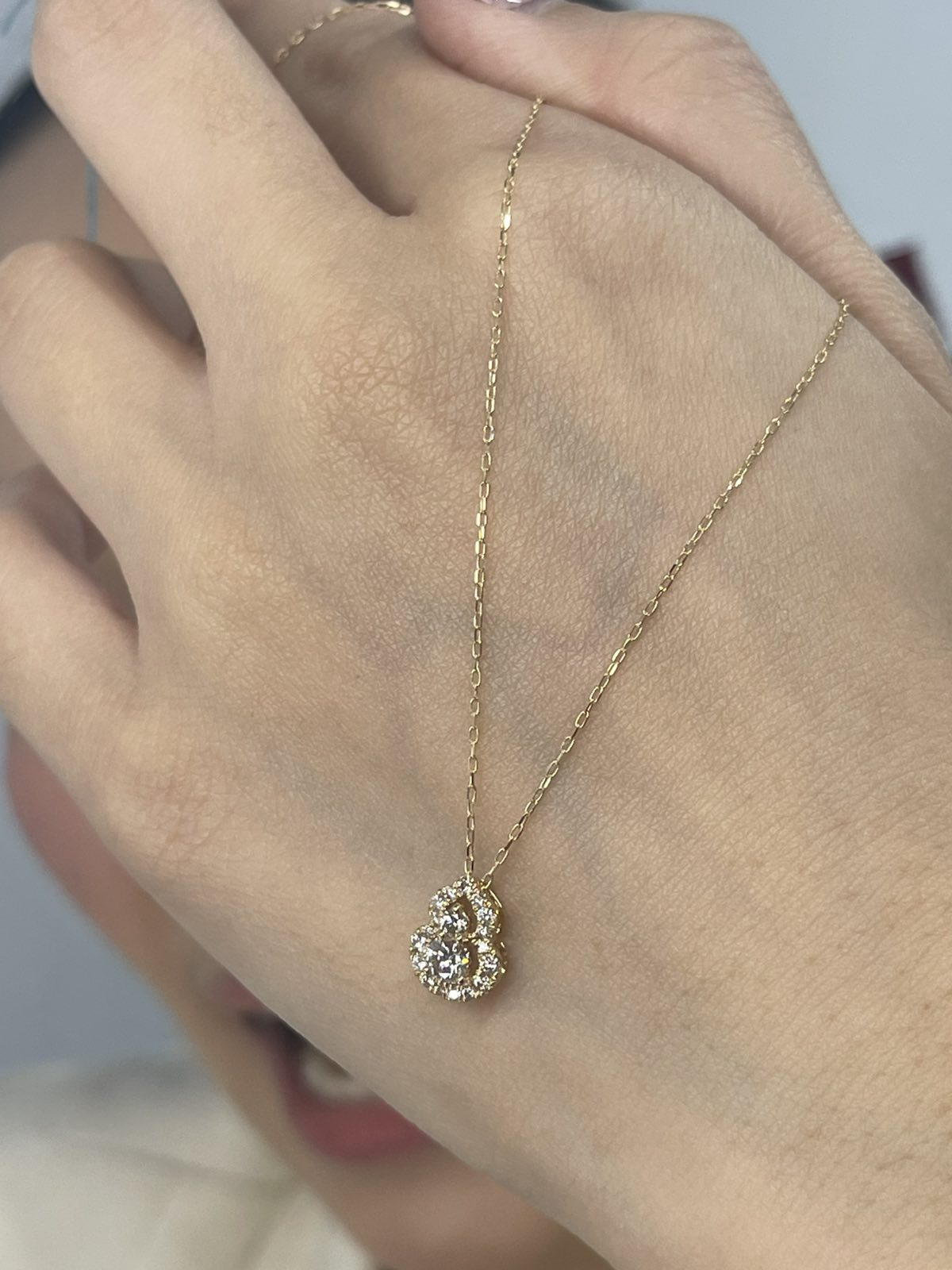 Removable Gord Dia Necklace w/ Slider
