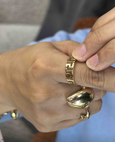 Brand Inspired Fendi Ring