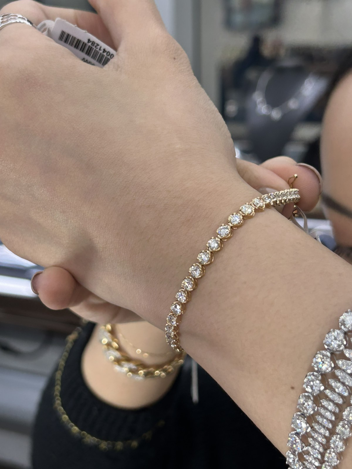 Donut Type Tennis Bracelet