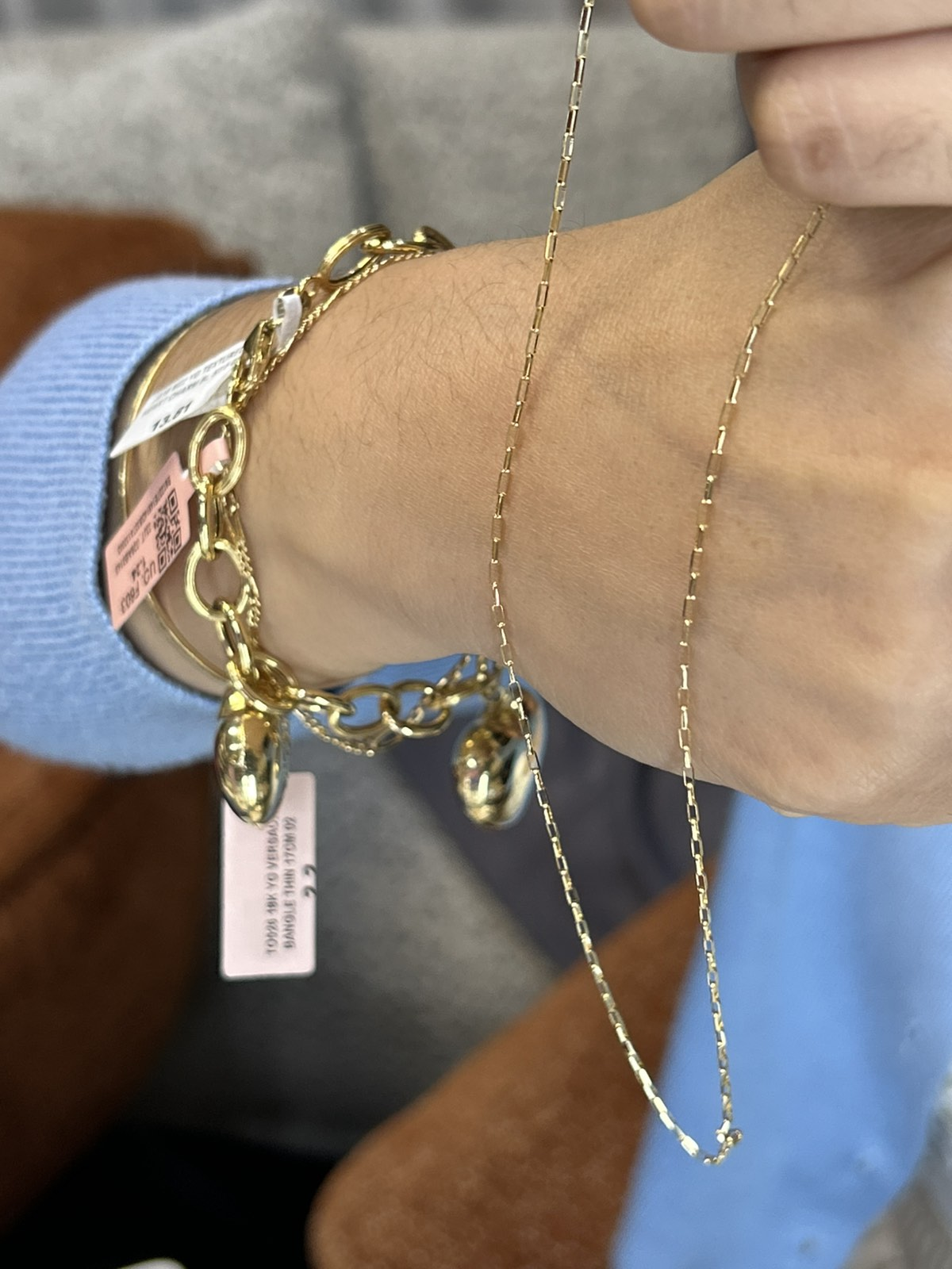 Dainty Paper Clip Chain Necklace