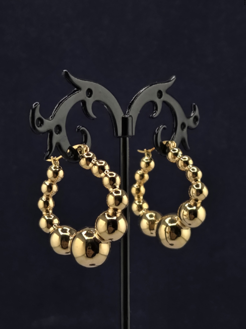 Bubble Hoop Earring